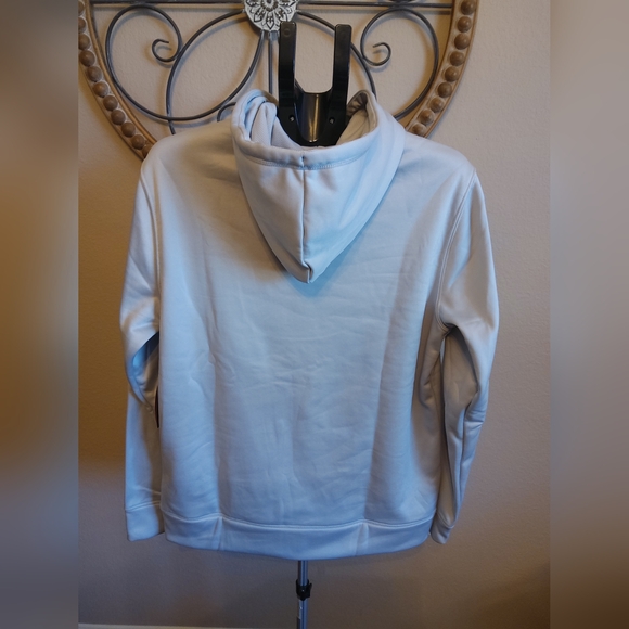 Reebok Light Gray Hoodie Sweatshirt - Picture 3 of 6
